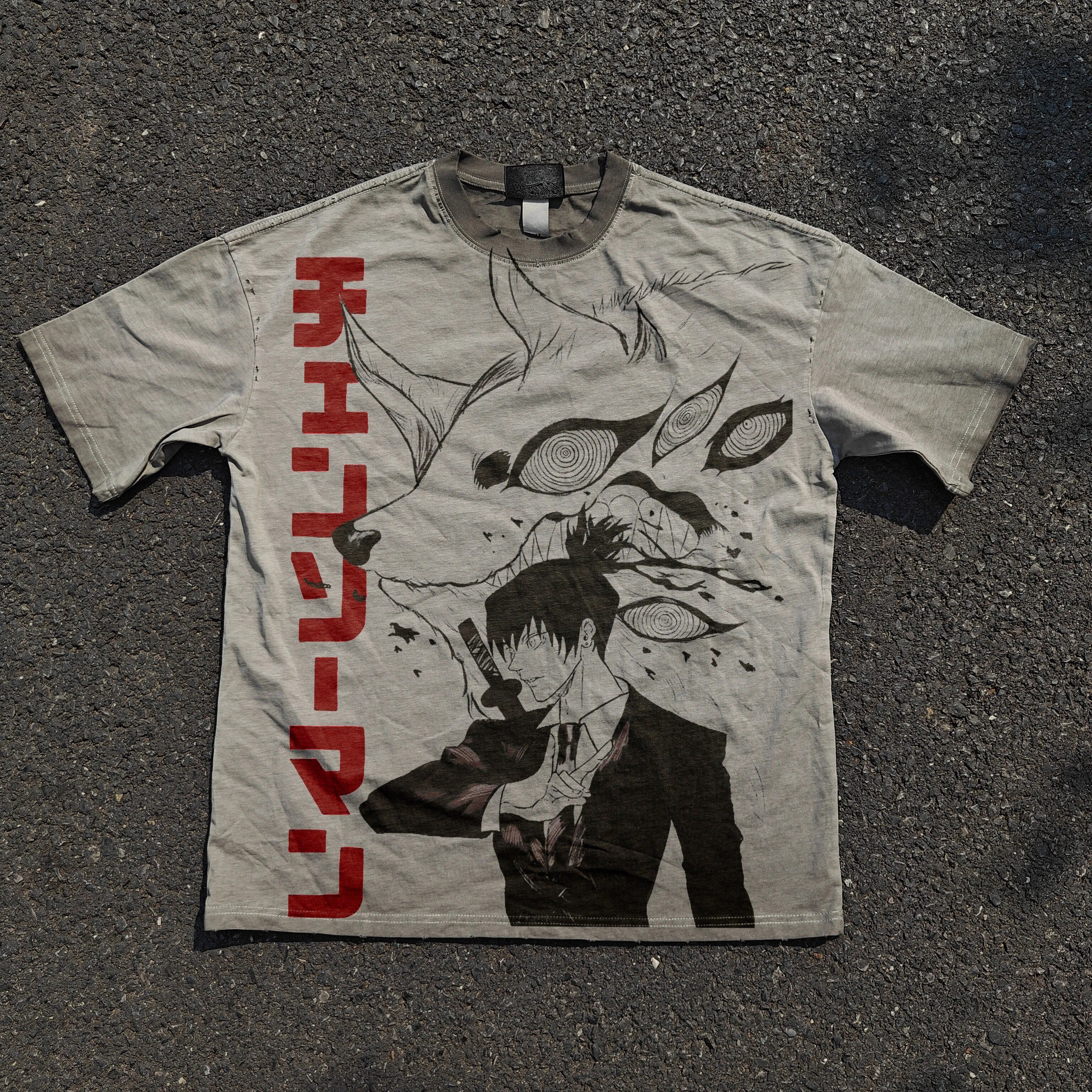 Aki Hayakawa Acid Wash T-shirt
