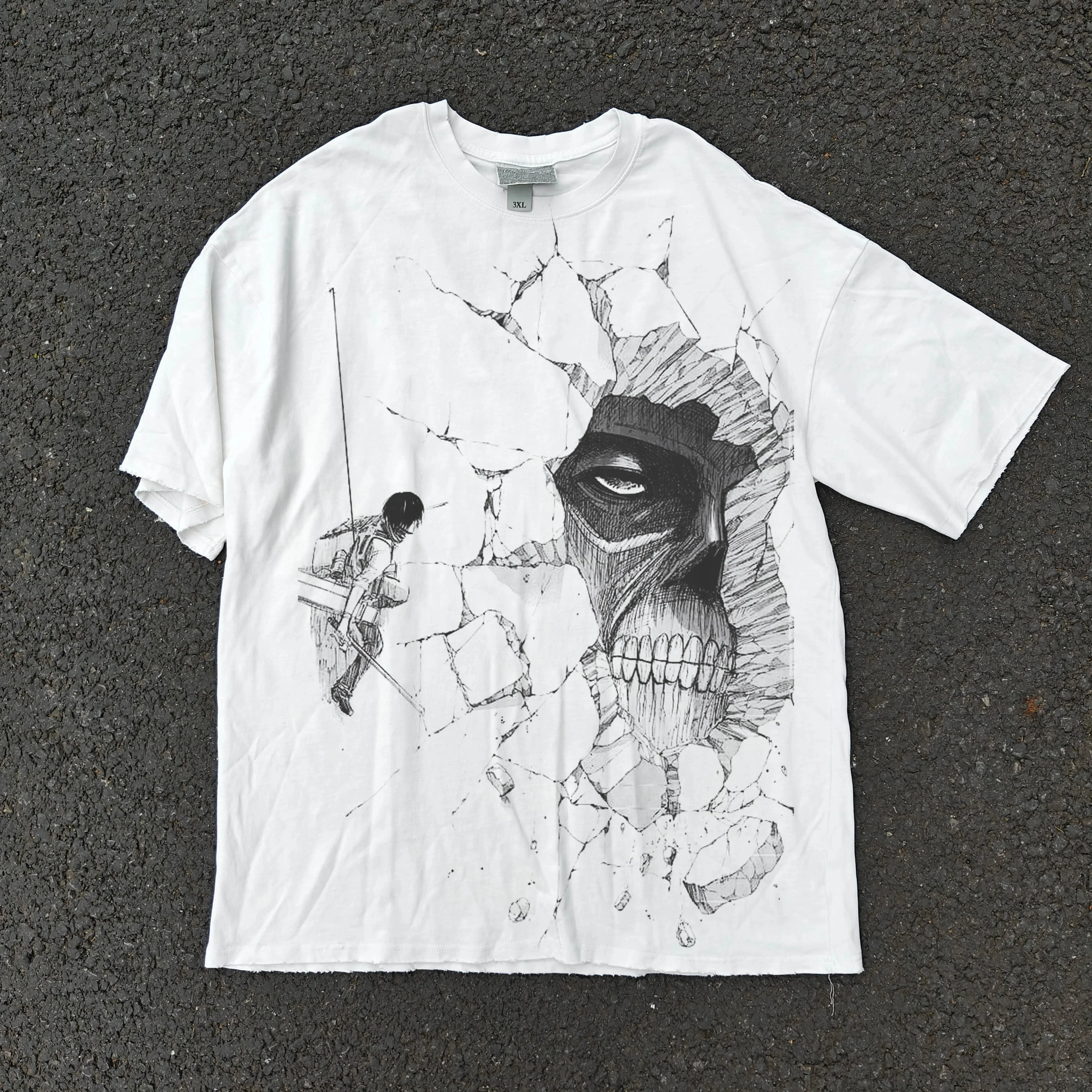 Attack on Titan Acid Wash T-shirt