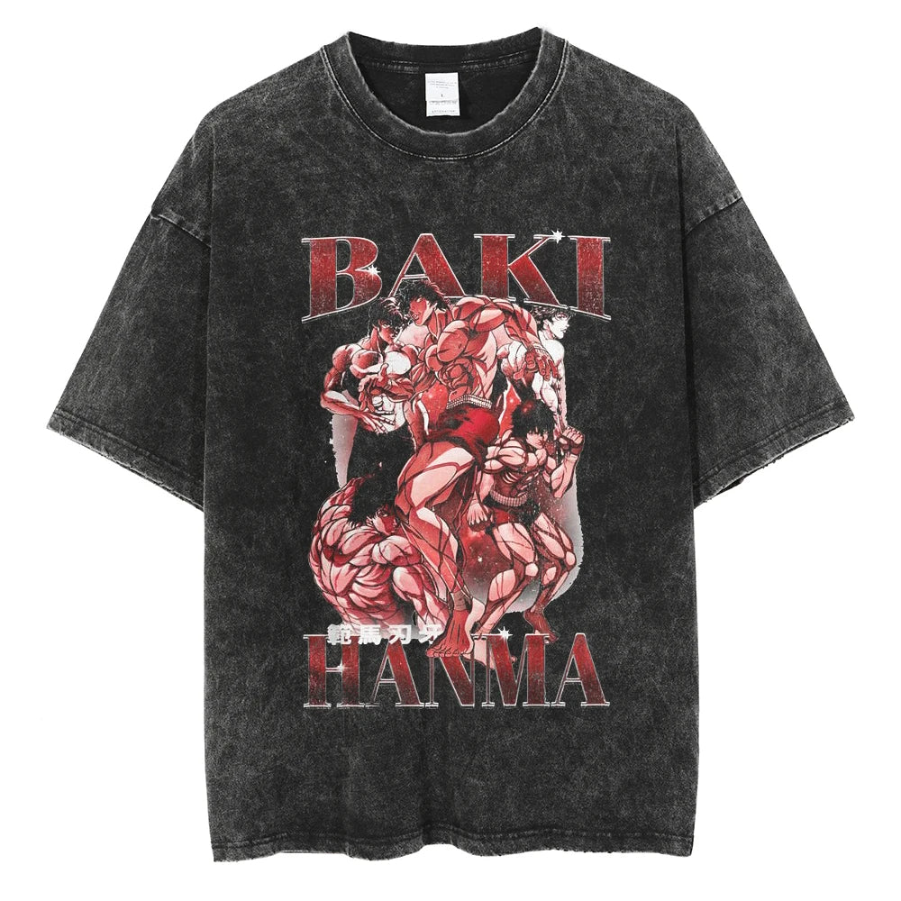 Baki Hanma Vintage T-shirt - Image 2