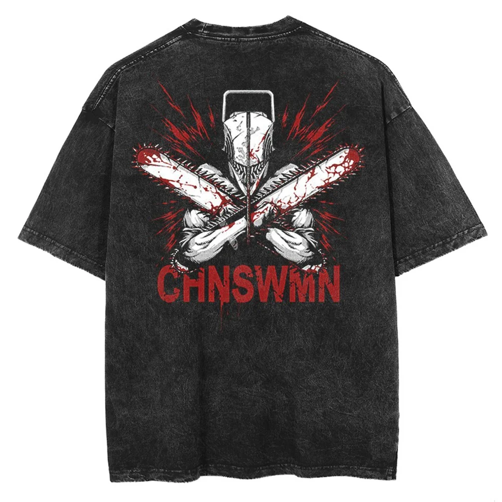 Chainsaw Man Vintage T-shirt - Image 2