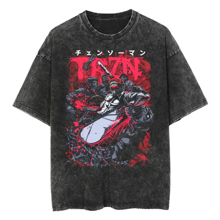 Chainsaw Man Vintage T-shirts Pack - Image 3