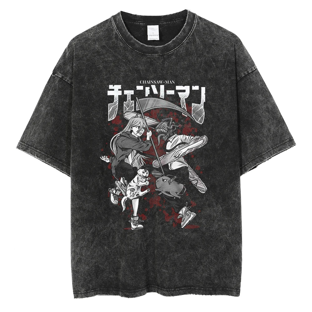 Chainsaw Man Vintage T-shirts Pack - Image 8