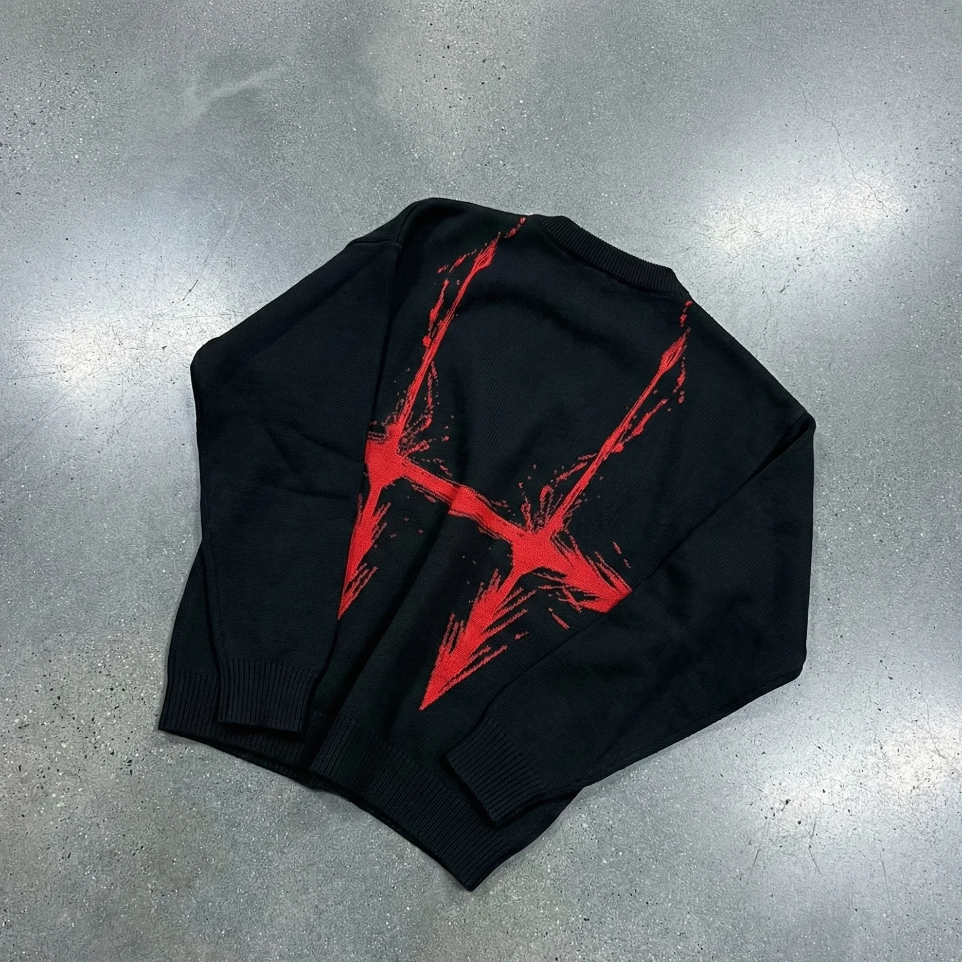 Choso Blood Manipulation Loose Knit Sweater - Image 3