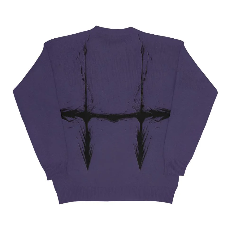 Choso Blood Manipulation Loose Knit Sweater - Image 8