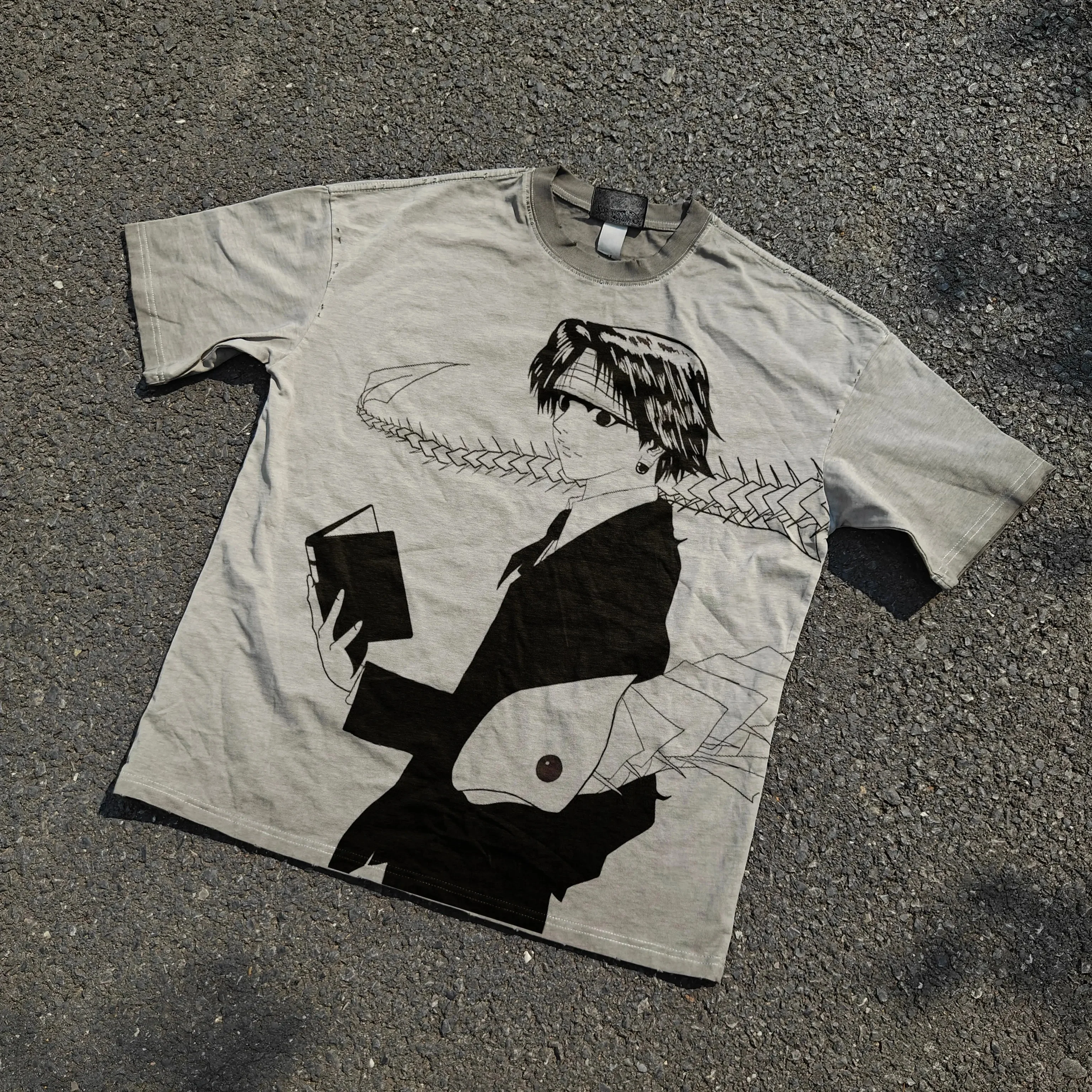 Chrollo Acid Wash T-shirt