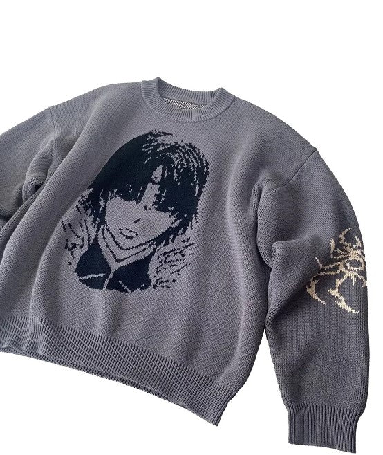 Chrollo Lucilfer Loose Knit Sweater - Image 3