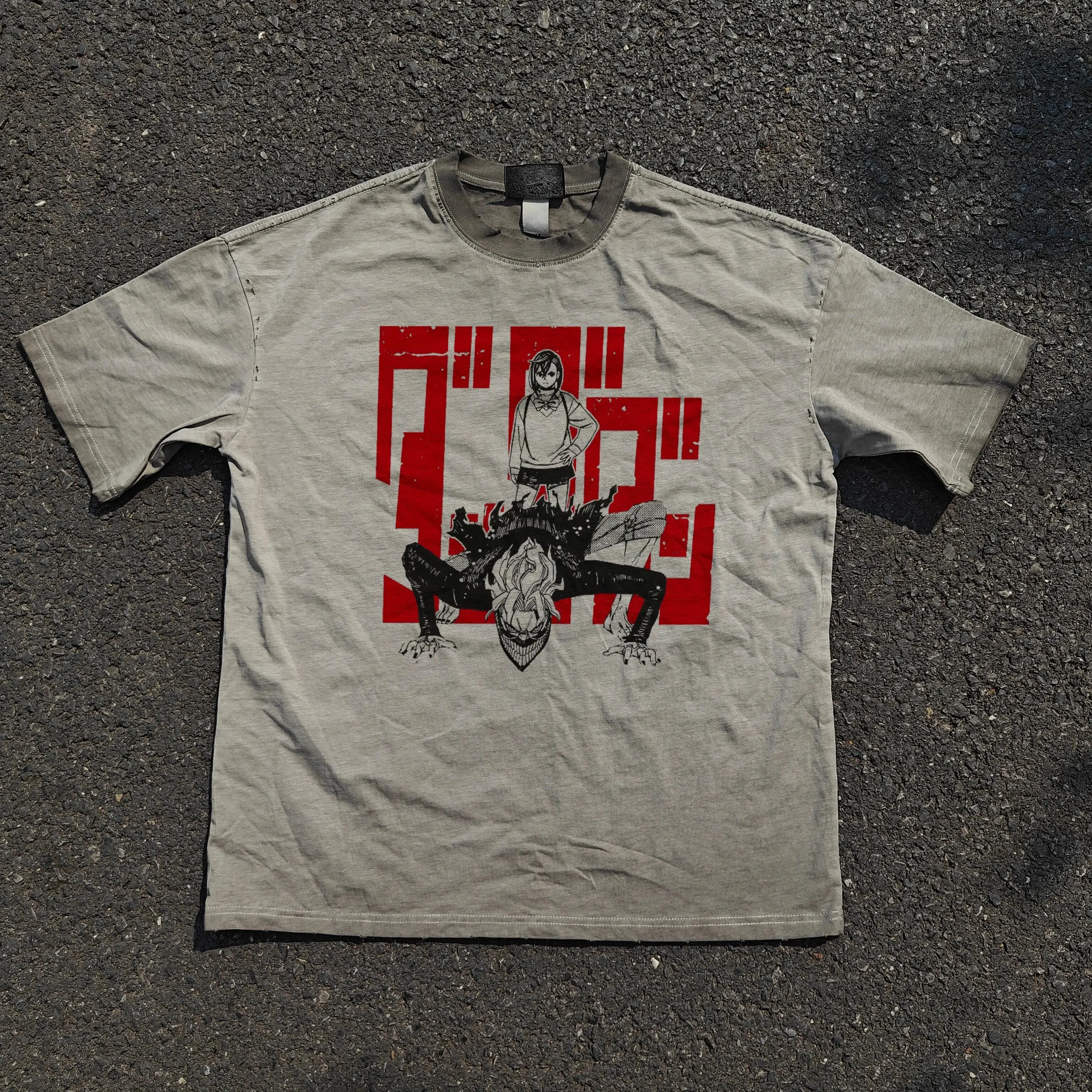 Dandadan Acid Wash T-shirt V3