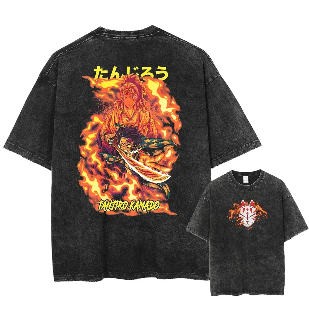 Demon Slayer Vintage T-shirts - Image 2