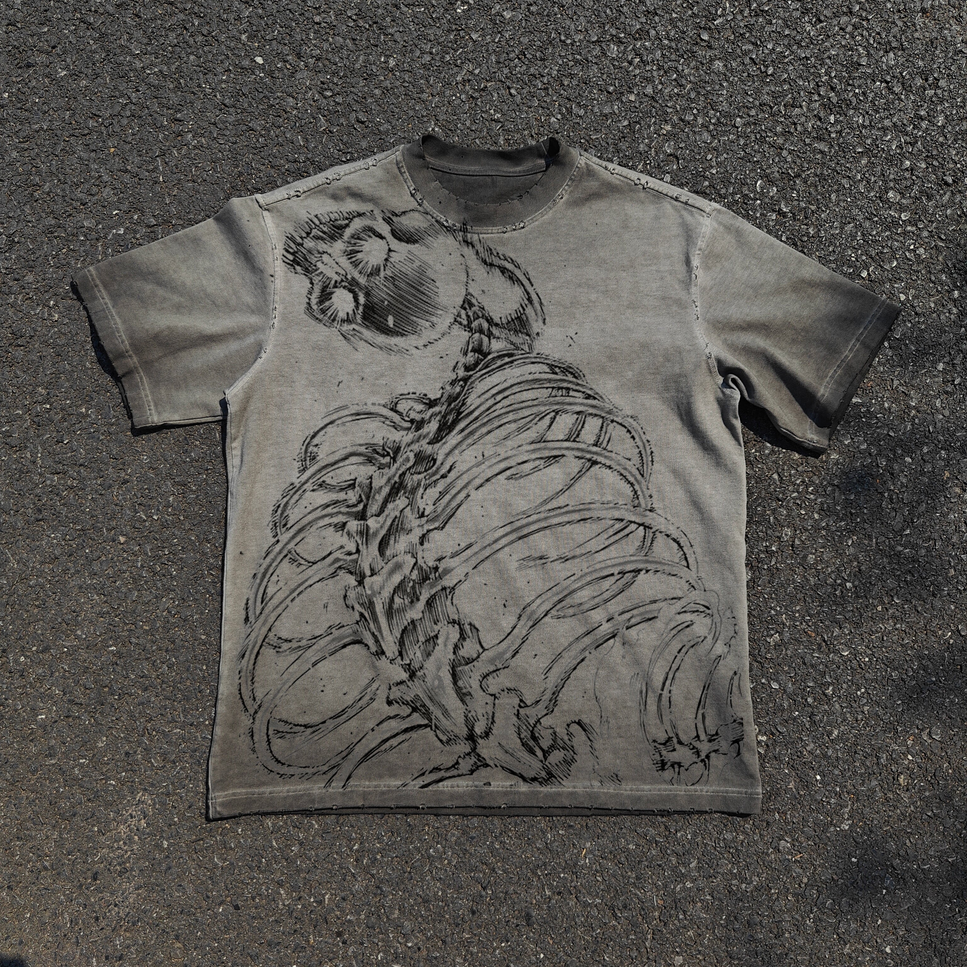 Eren‘s Transformation Acid Wash T-shirt