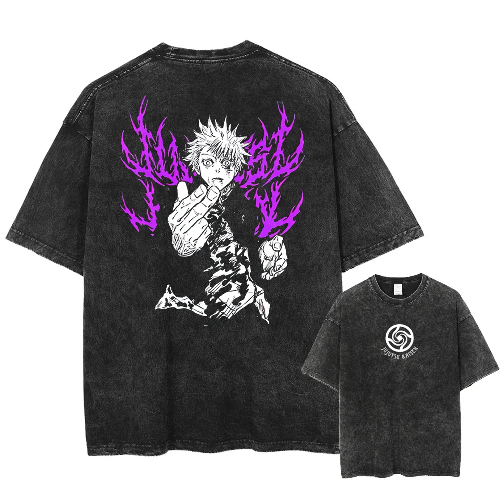 Gojo "Hollow Purple" Vintage T-Shirt - Image 2