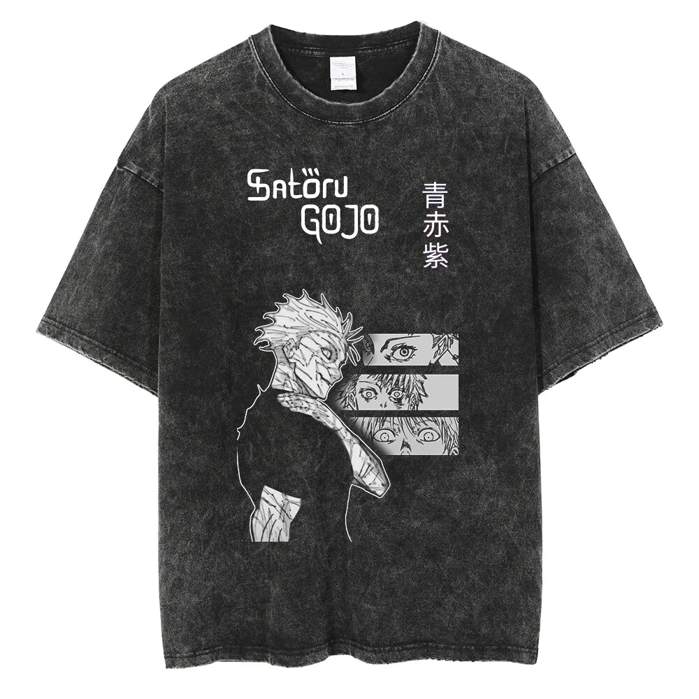 Gojo VS. Sukuna Final Battle Vintage T-shirt - Image 5
