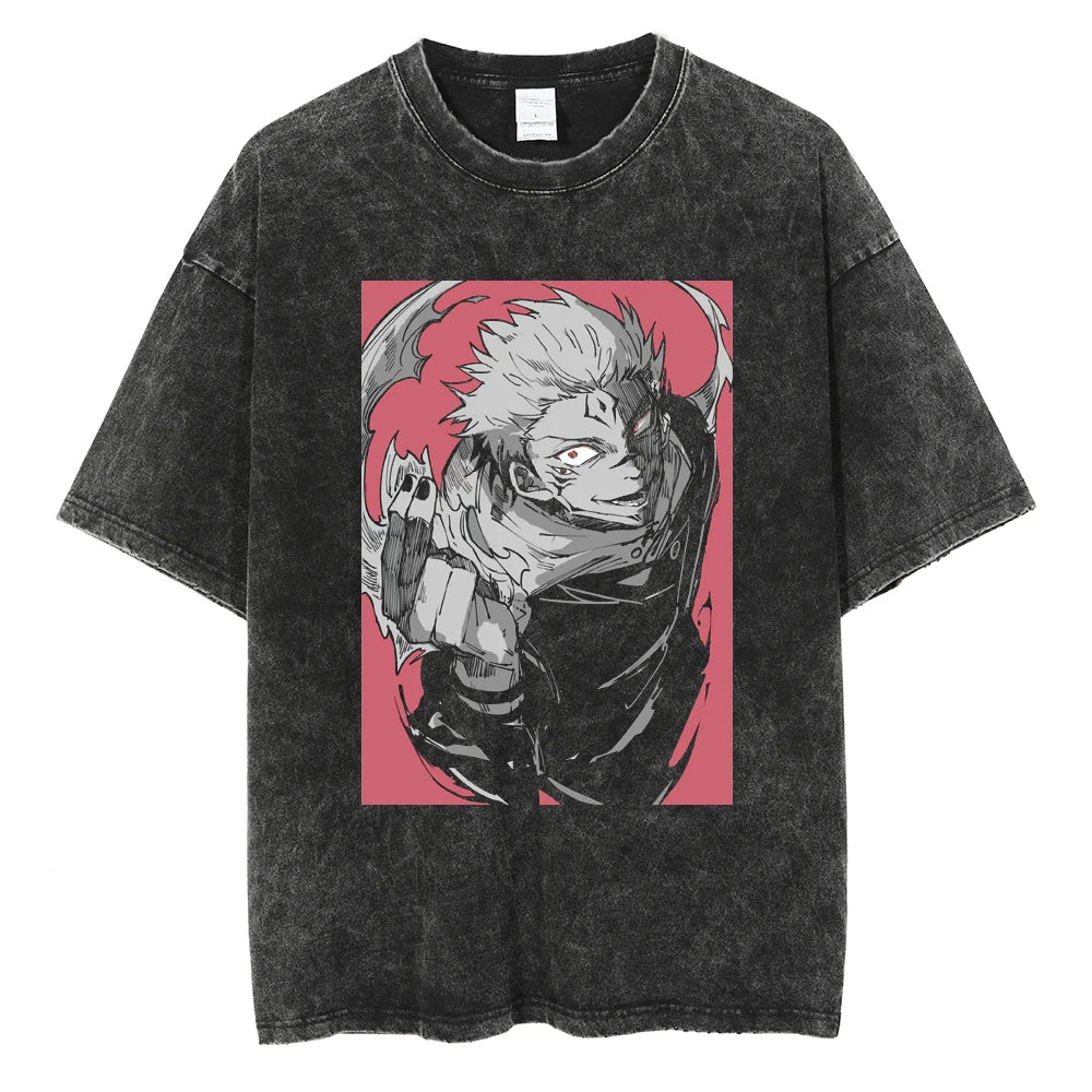 Gojo X Sukuna X Toji Vintage T-shirt - Image 3