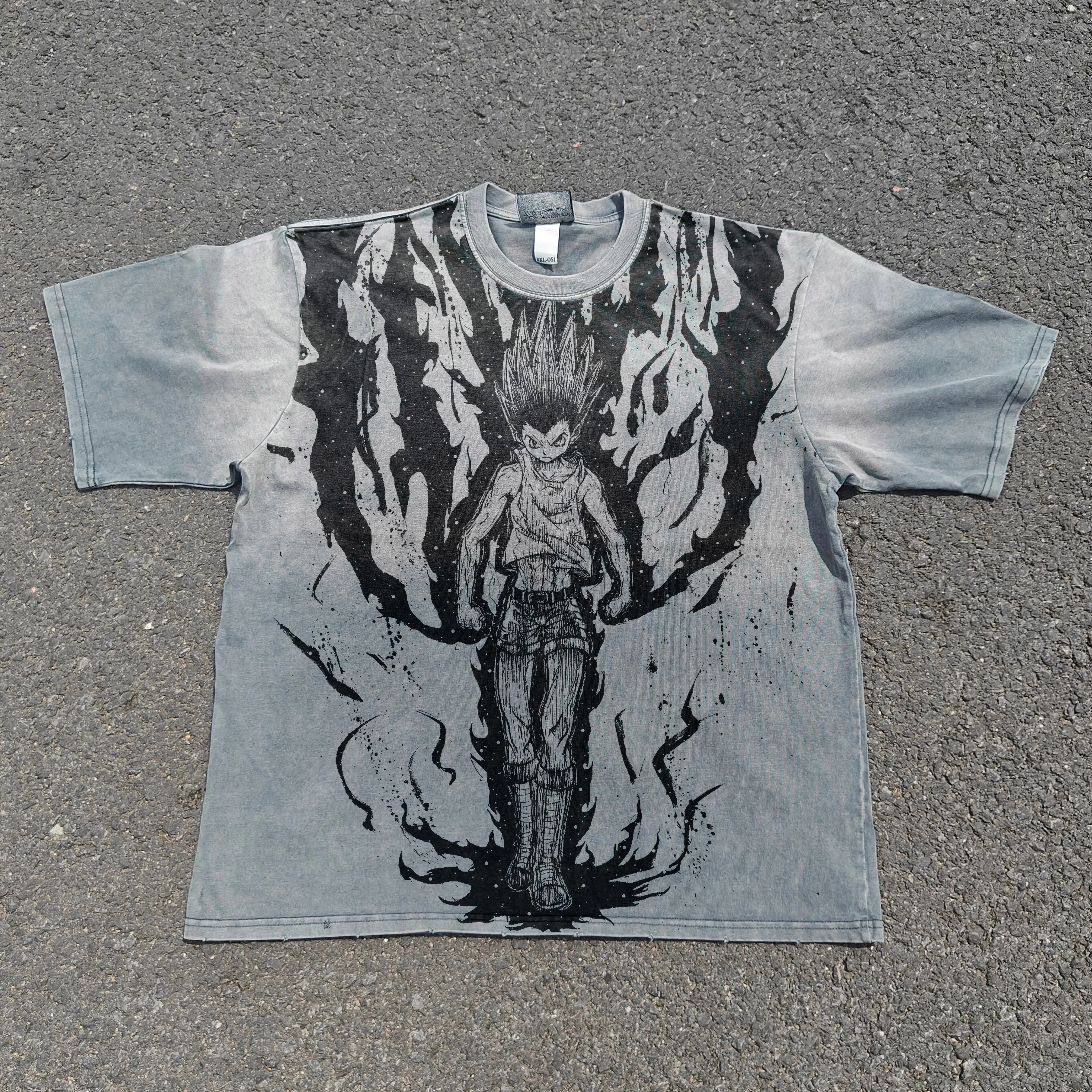 Gon "Rage" Acid Wash T-shirt