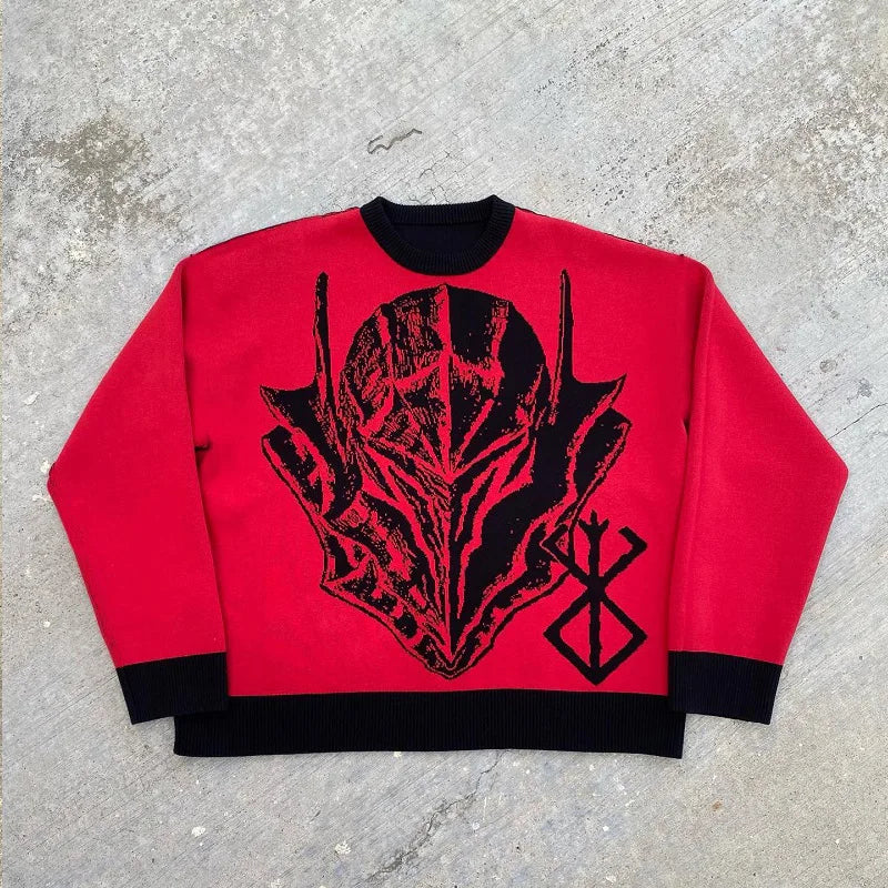 Guts "The Black Swordsman" Loose Knit Sweater - Image 4