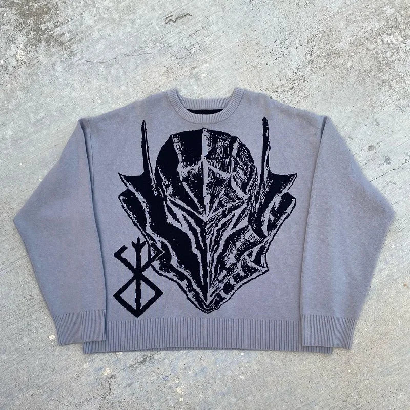 Guts "The Black Swordsman" Loose Knit Sweater - Image 6