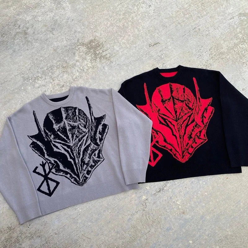 Guts "The Black Swordsman" Loose Knit Sweater - Image 8