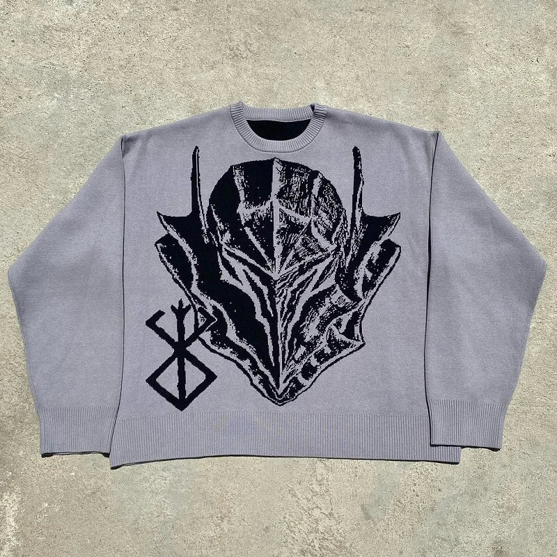 Guts "The Black Swordsman" Loose Knit Sweater - Image 9