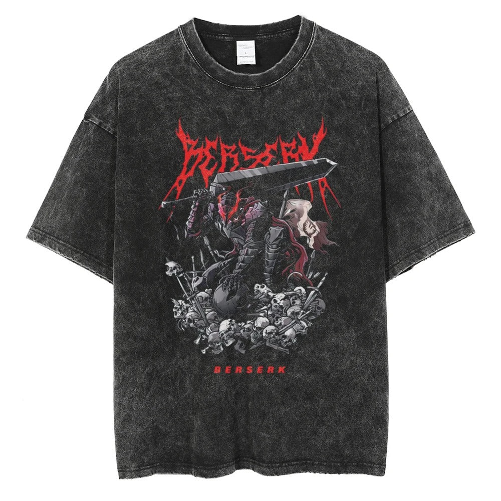 Guts "The Black Swordsman" Vintage T-shirt - Image 2