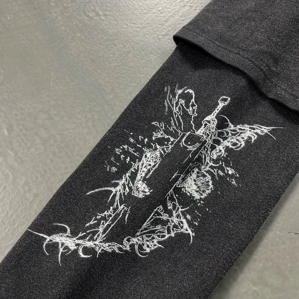 Guts "The Lone Wolf" Vintage Double Sleeve T-shirt - Image 3