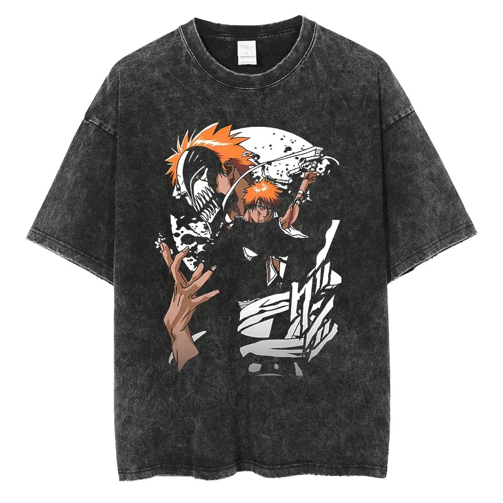 Ichigo Kurosaki "Strength" Vintage T-shirt - Image 2