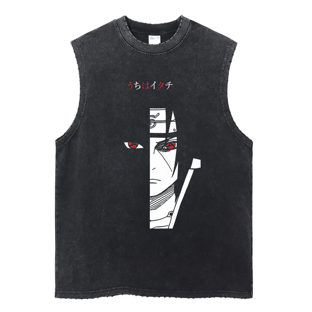 Itachi Uchiha "Mirror of Truth" Vintage Tank Top