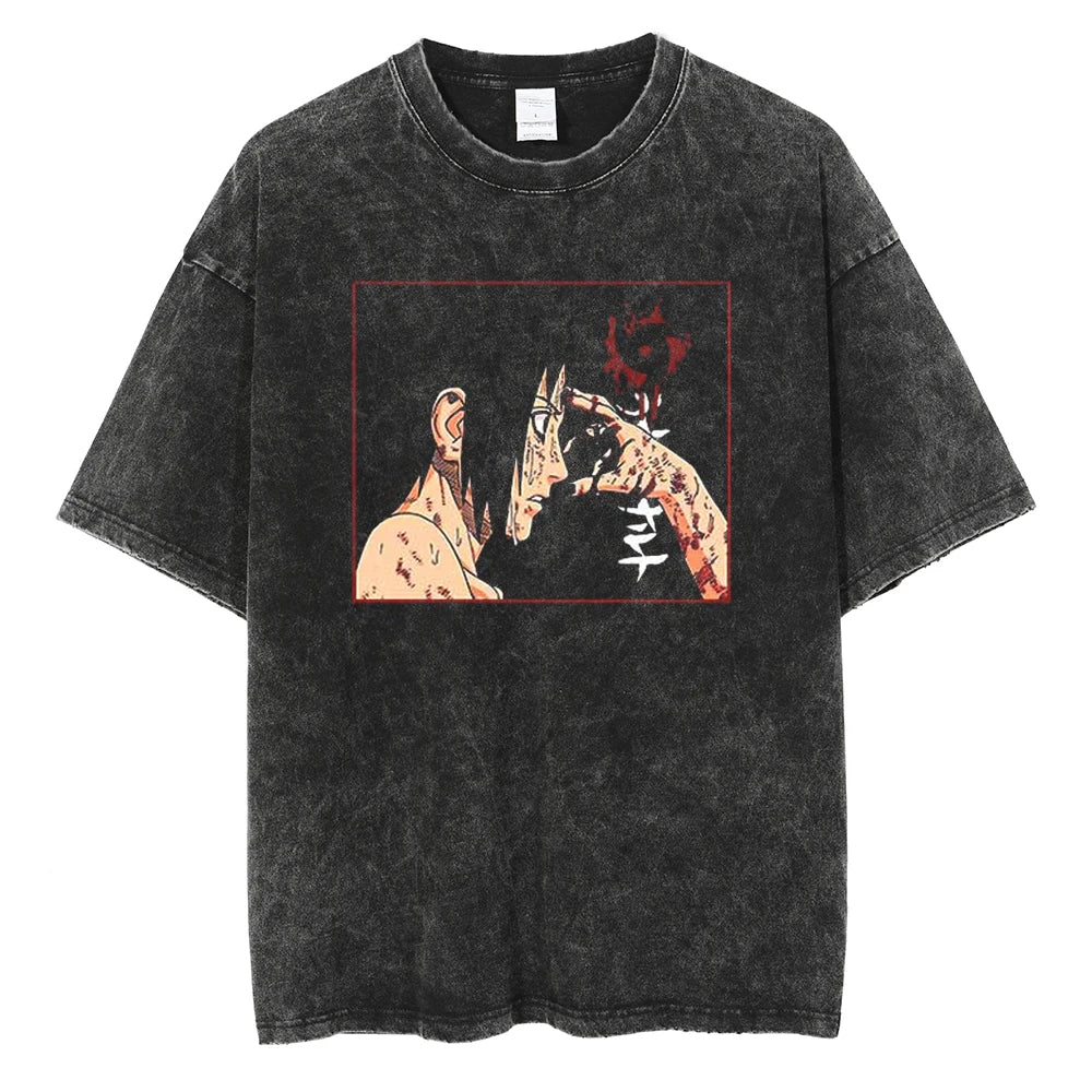 Itachi X Sasuke Vintage T-shirt - Image 2