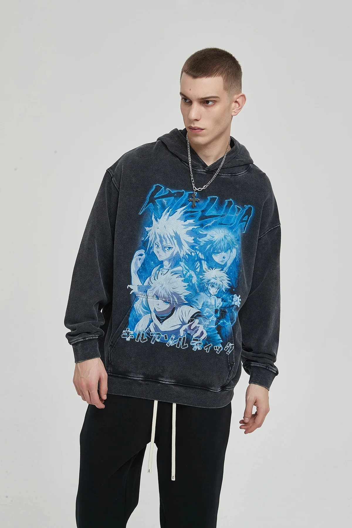 Killua Vintage Hoodie - Image 3