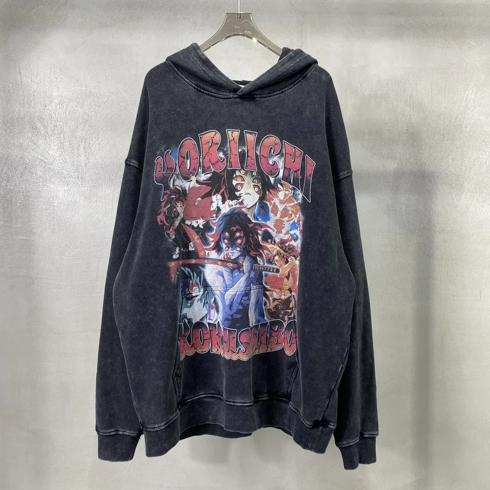 Kokushibo X Yoriichi Vintage Hoodie - Image 7