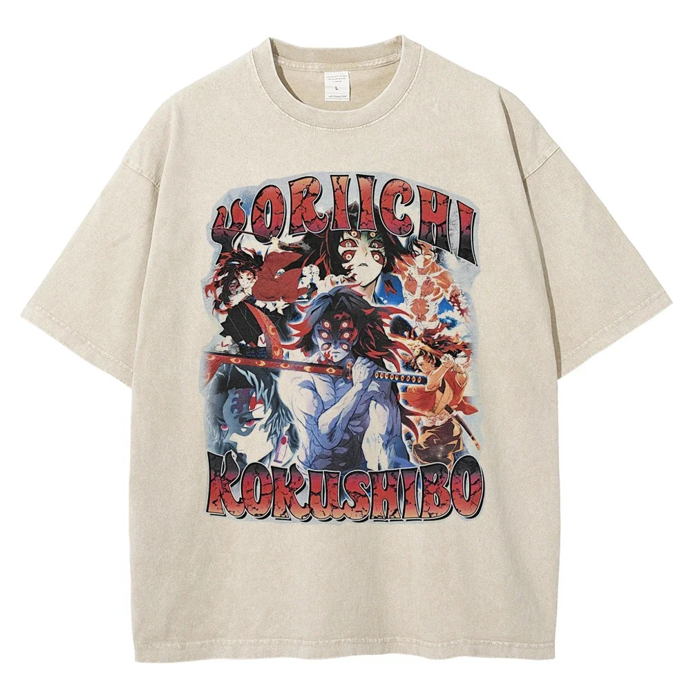 Kokushibo X Yoriichi Vintage T-shirt - Image 4