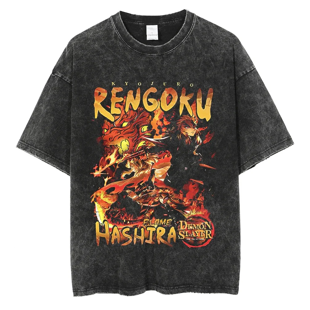 Kyojuro Rengoku Vintage T-shirts Pack - Image 2