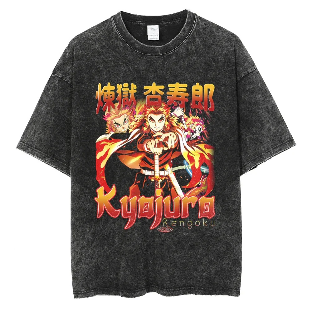 Kyojuro Rengoku Vintage T-shirts Pack - Image 3