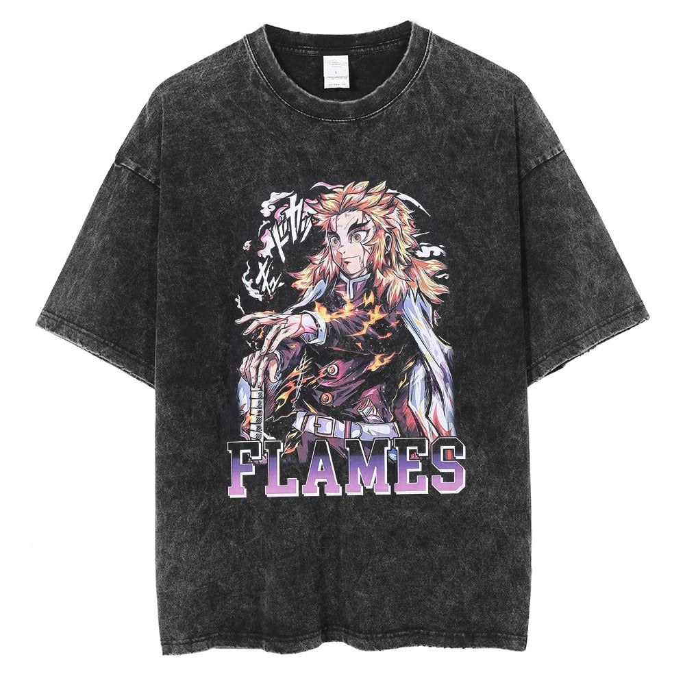 Kyojuro Rengoku Vintage T-shirts Pack - Image 4