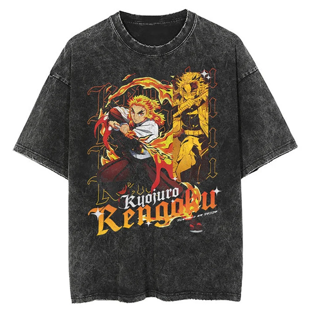 Kyojuro Rengoku Vintage T-shirts Pack - Image 5