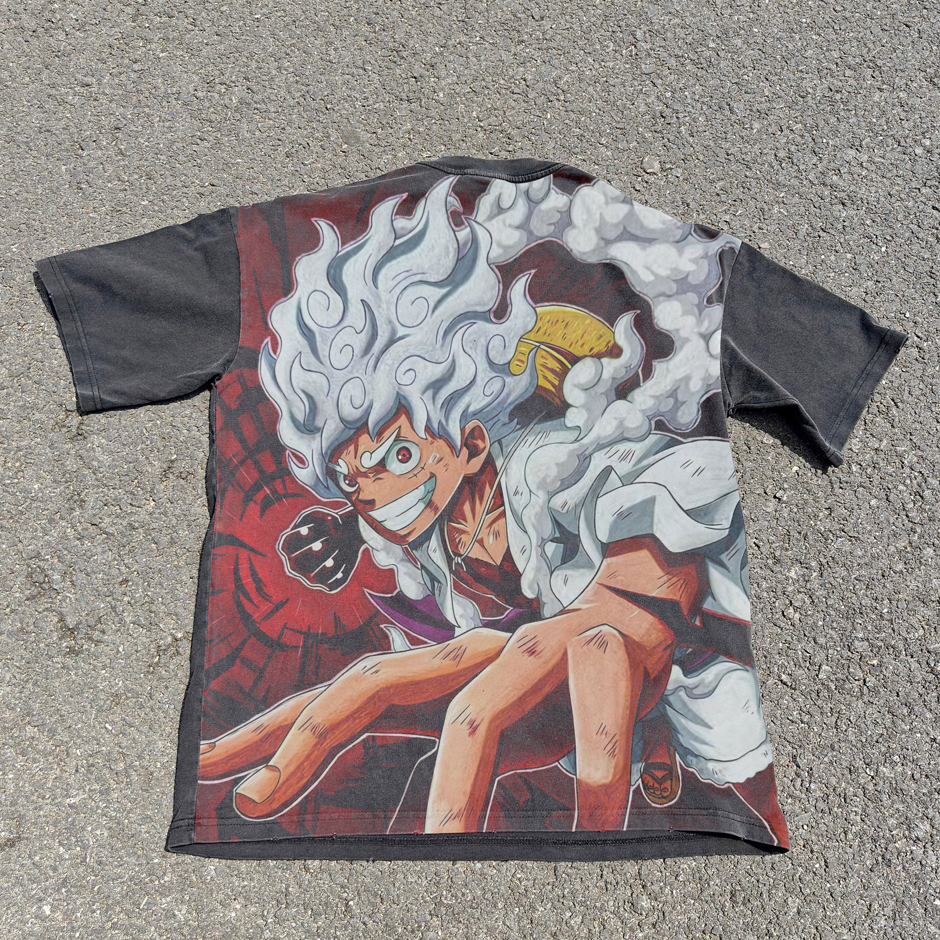 Luffy "Gear 5" Acid Wash T-shirt - Image 2