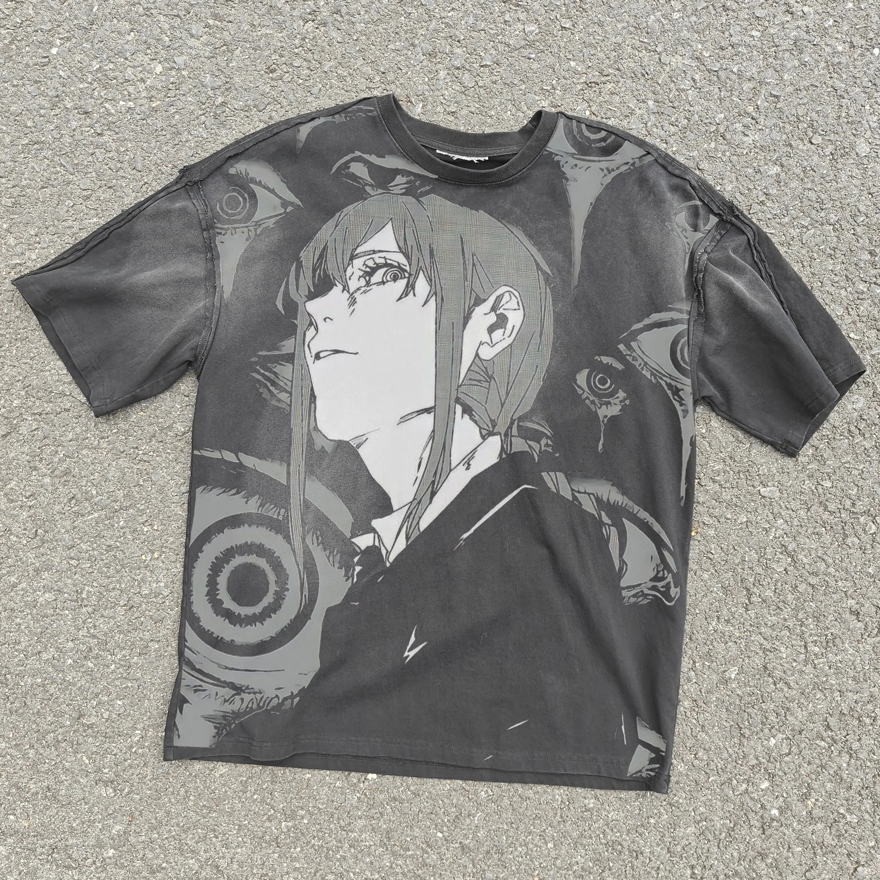 Makima Acid Wash T-shirt