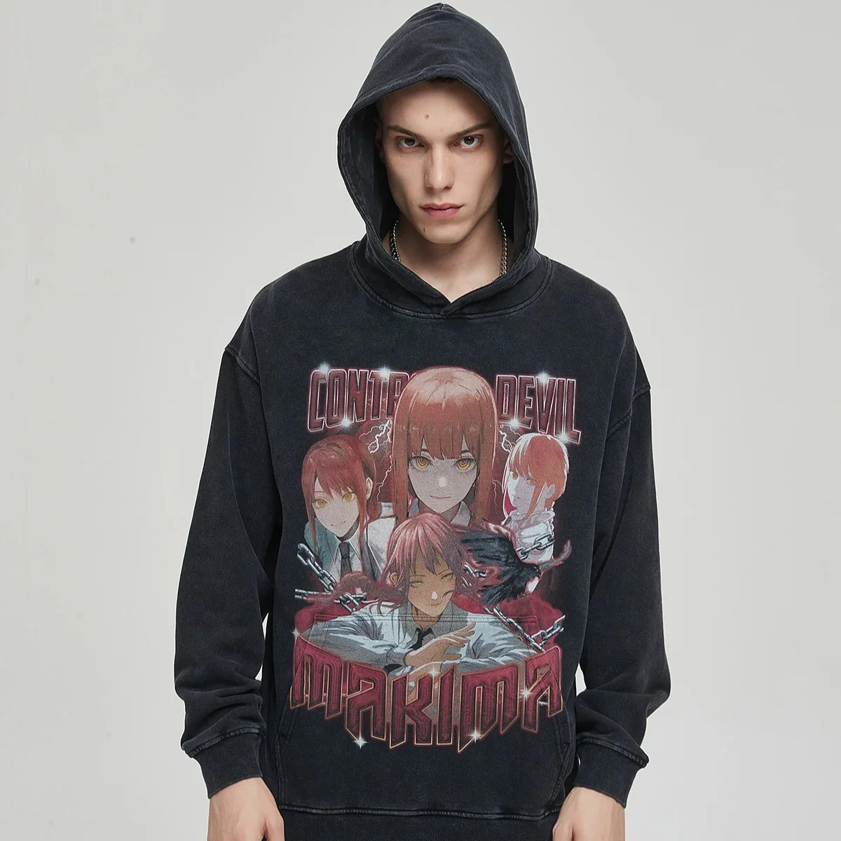 Makima "Spiral" Vintage Hoodie - Image 6