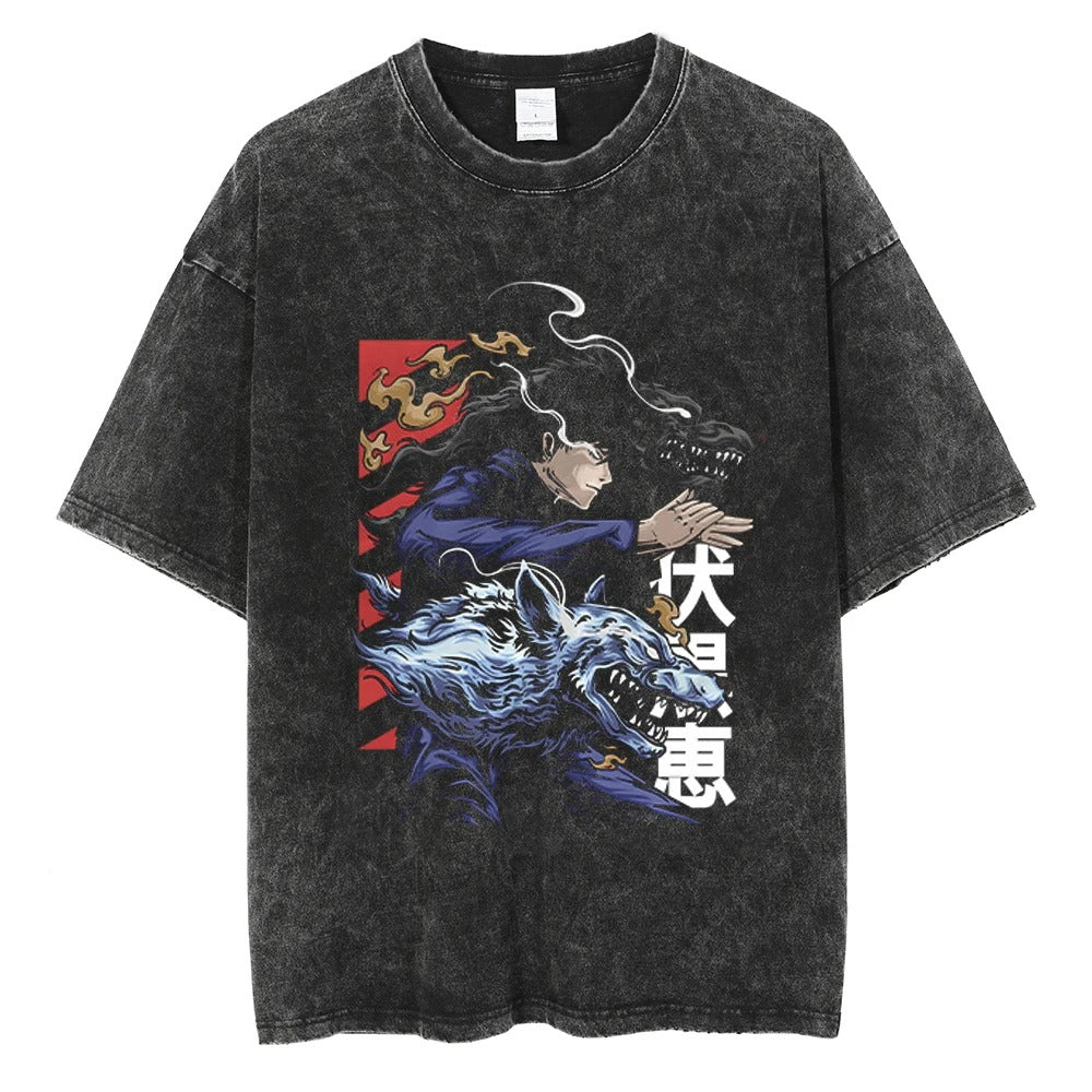 Megumi Fushiguro Vintage T-shirts Pack - Image 2