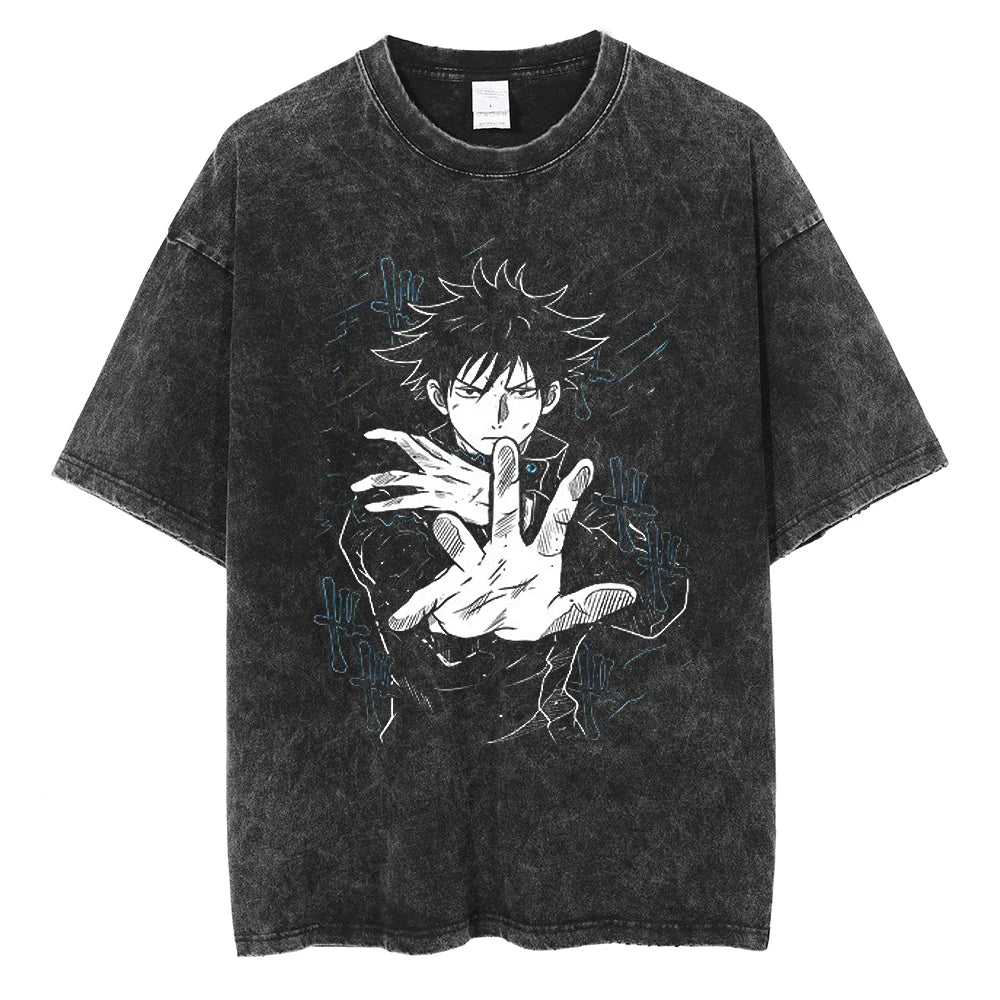 Megumi Fushiguro Vintage T-shirts Pack - Image 6