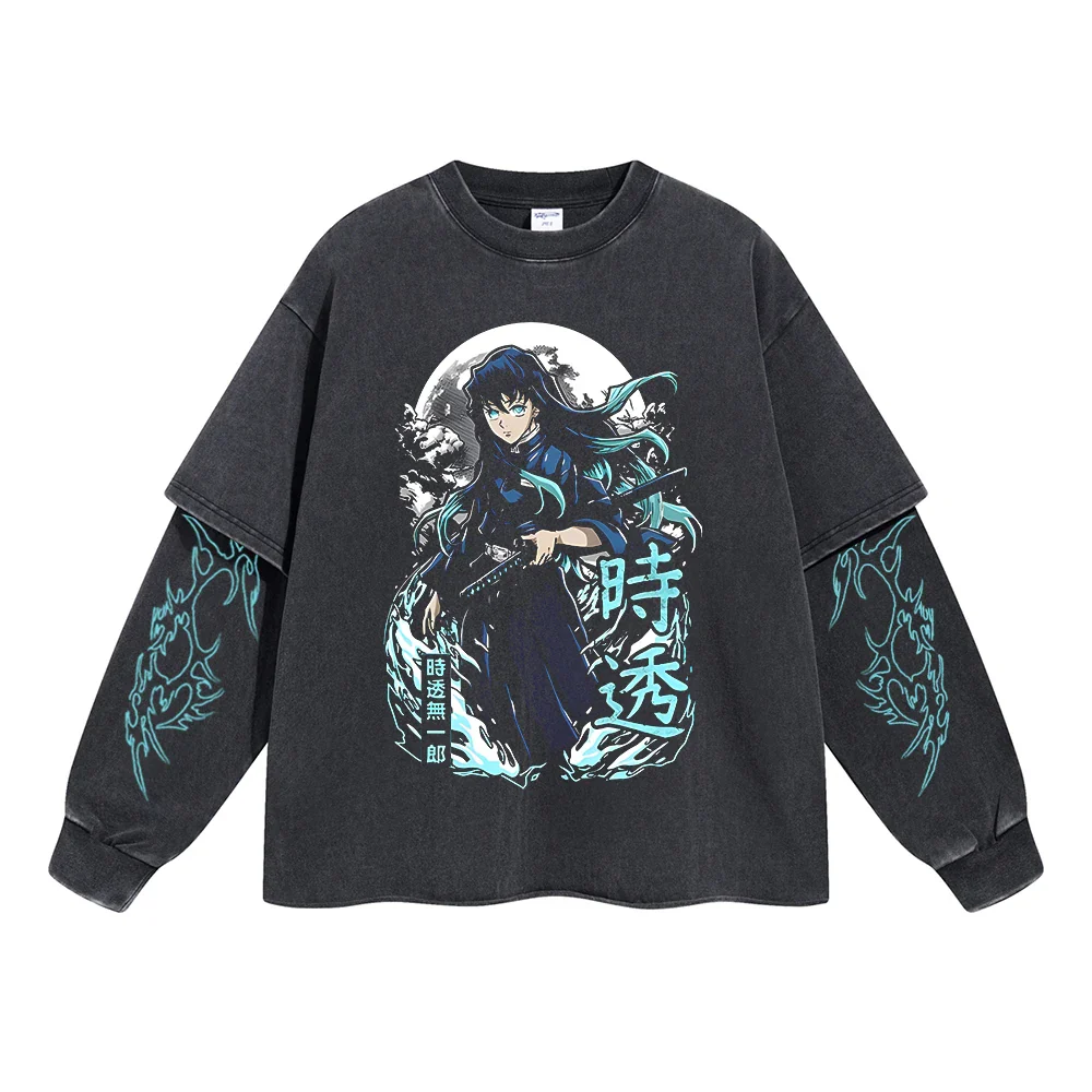 Muichiro Tokito Vintage Double Sleeve T-shirt