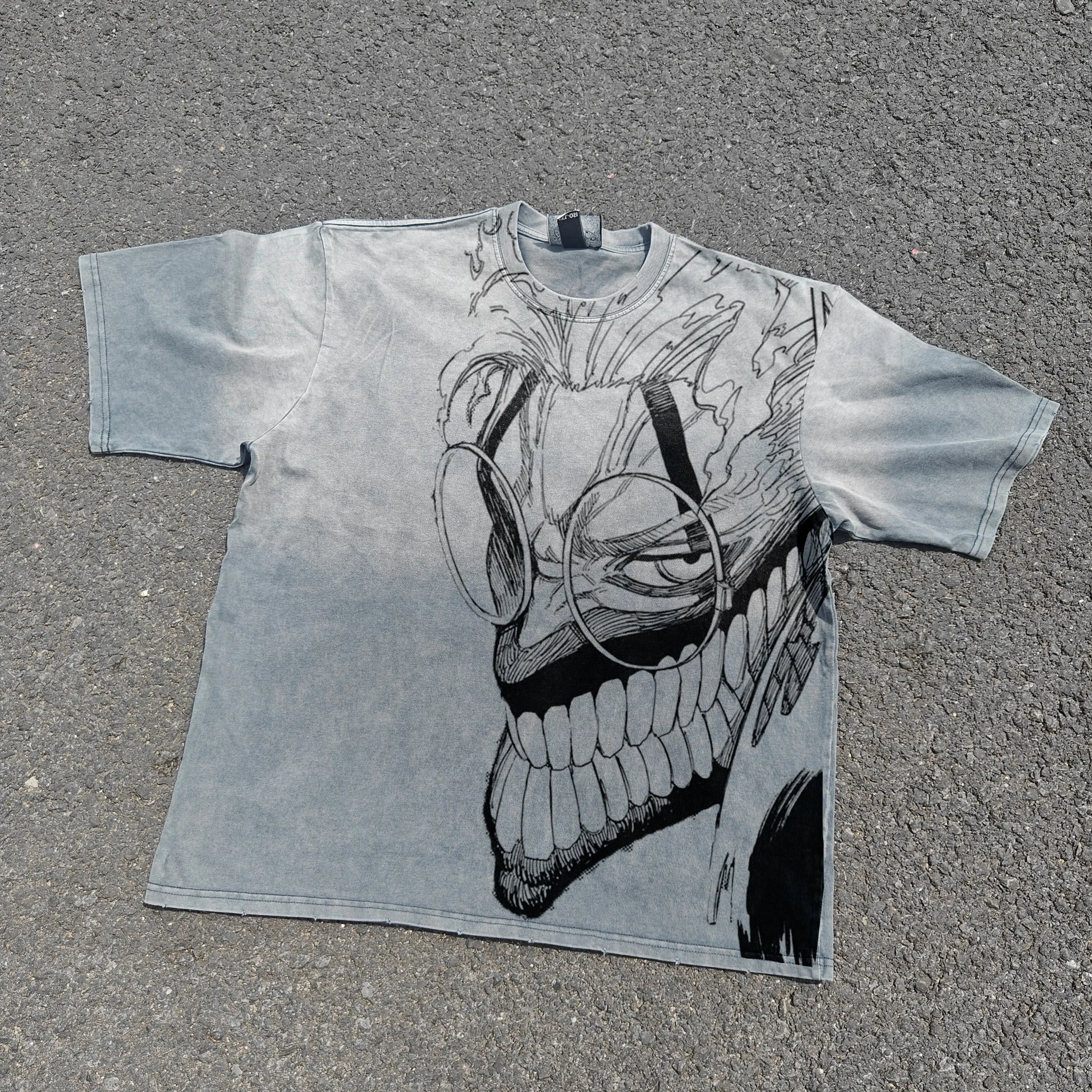 Okarun "Alien Sprinter" Acid Wash T-shirt