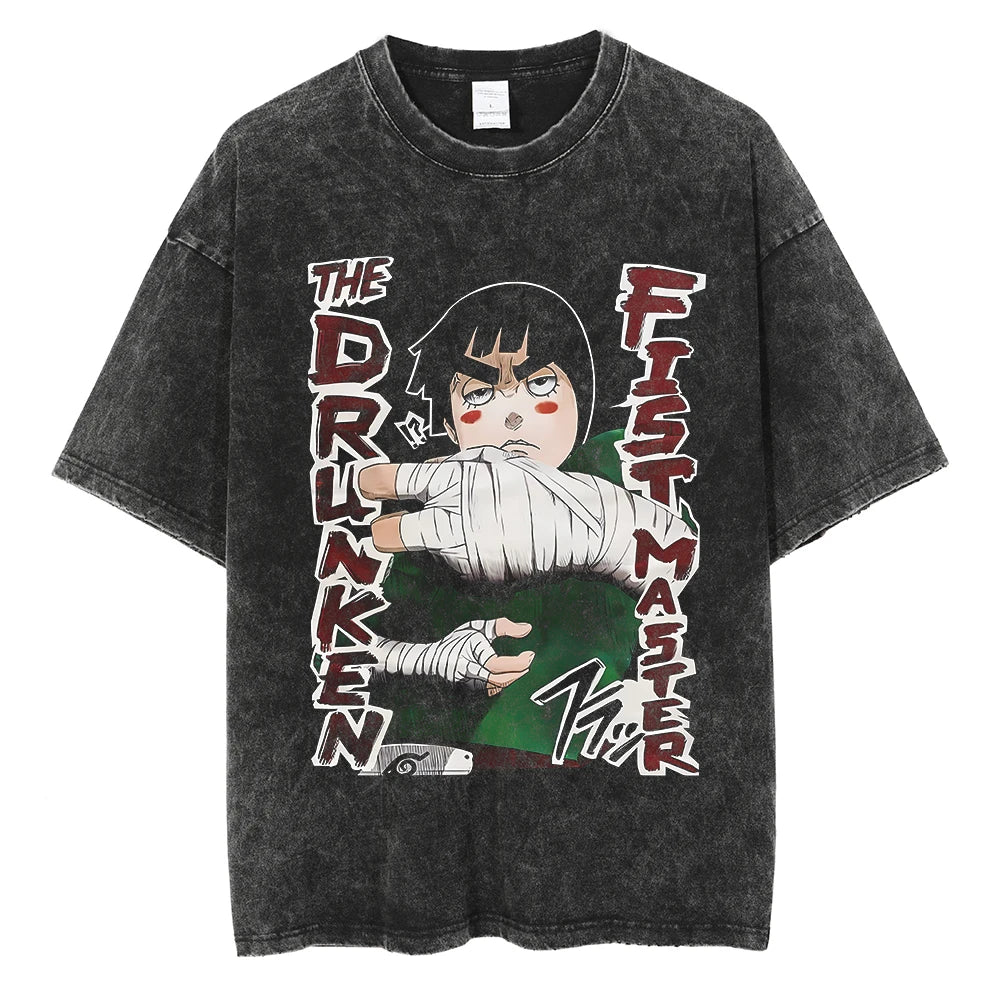 Rock Lee "Drunken Fist" Vintage T-shirt