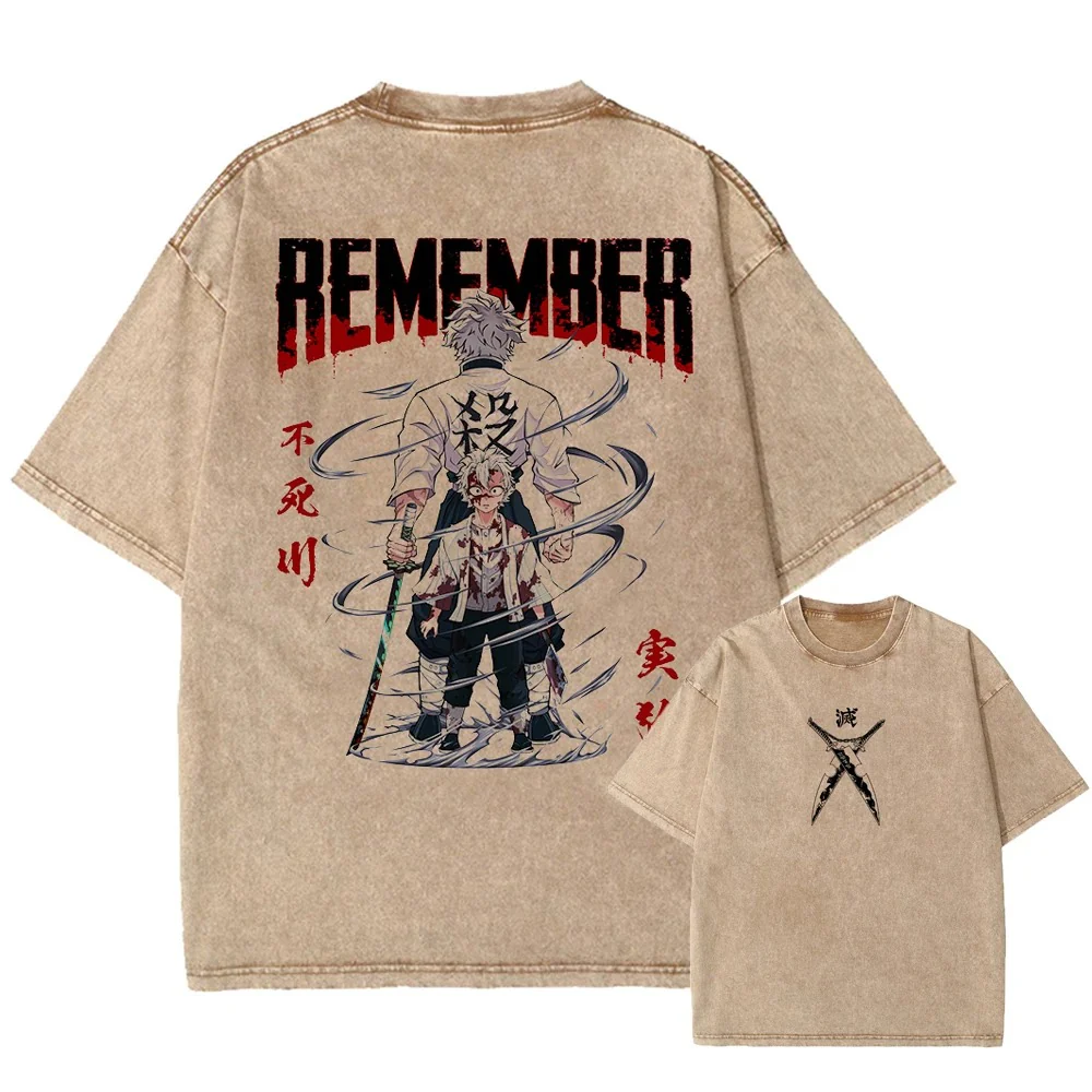 Sanemi "Remember" Vintage T-shirt - Image 4