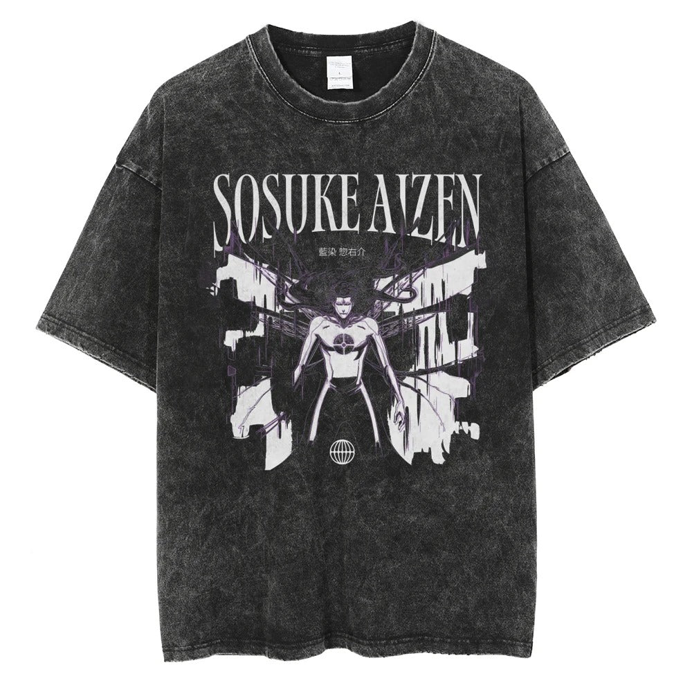 Sosuke Aizen Vintage T-shirt - Image 2