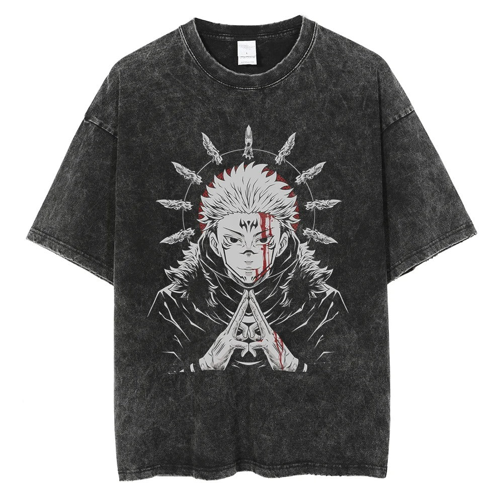 Sukuna "Finger Bearer" Vintage T-shirt - Image 2