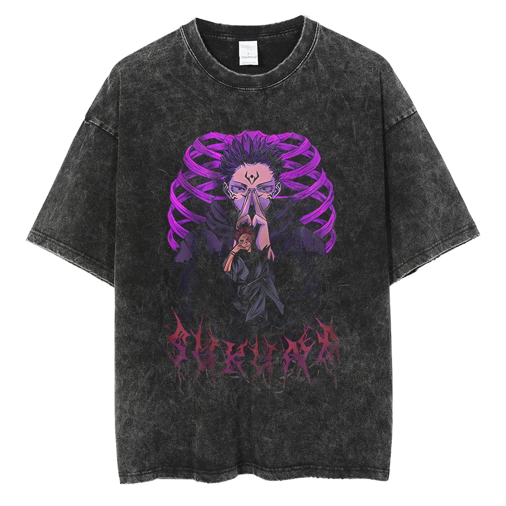 Sukuna "The Fallen One" Vintage T-Shirt - Image 2