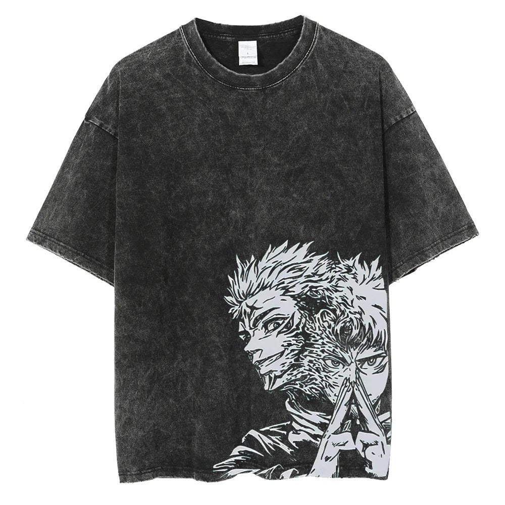 Sukuna X Itadori Vintage T-shirt