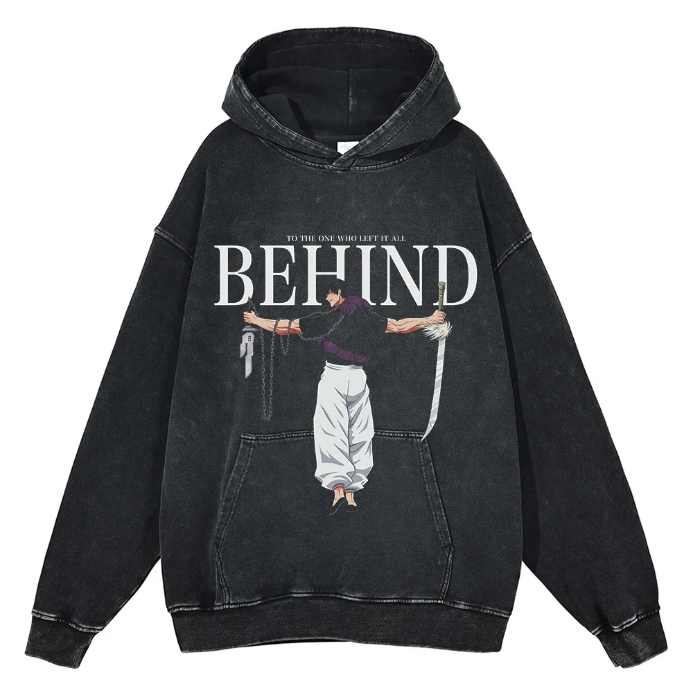 Toji "To The One Who Left It All Behind" Vintage Hoodie - Image 2