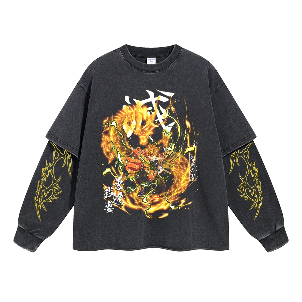 Zenitsu "Golden Boy" Vintage Double Sleeve T-shirt